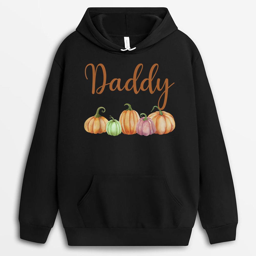 Daddy of Little Pumpkin First Birthday Autumn Pumpkin T-Shirt