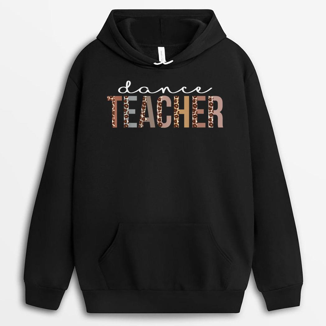 Dance Teacher Leopard Appreciation Funny T-Shirt