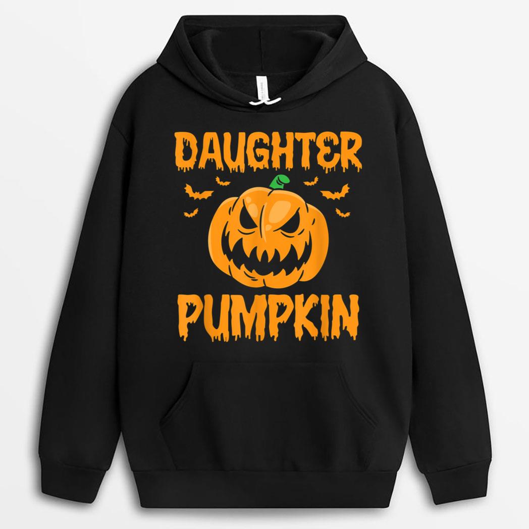 Daughter Pumpkin Matching Family Halloween T-Shirt