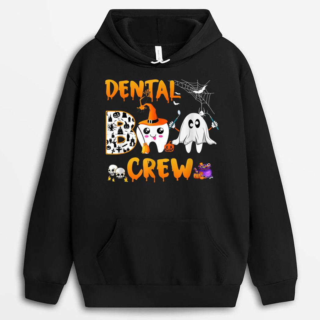 Dental Boo Crew Funny Dentist Assistant Halloween Costume T-Shirt