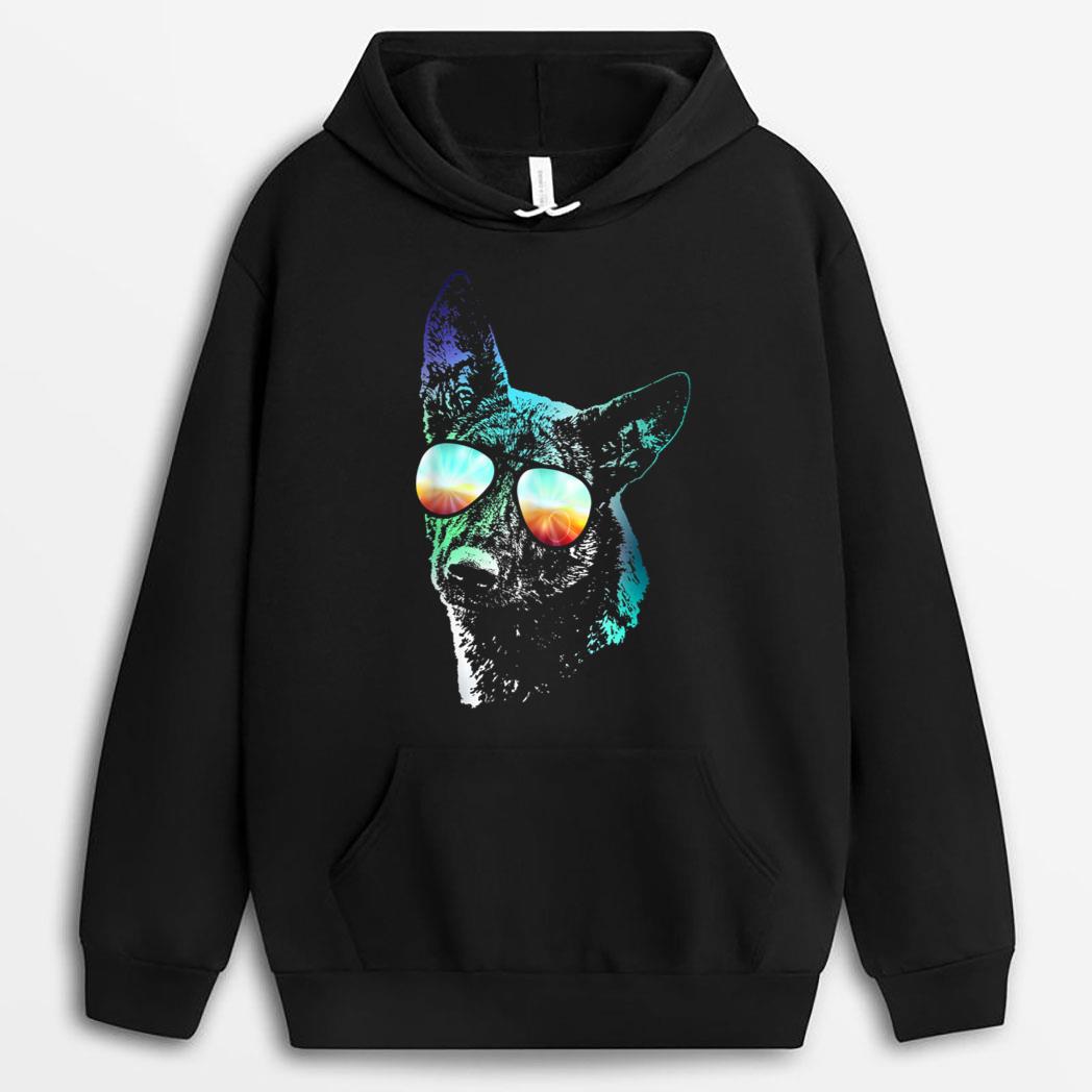 Disco Groovy Dutch Shepherd Dog Gift T-Shirt