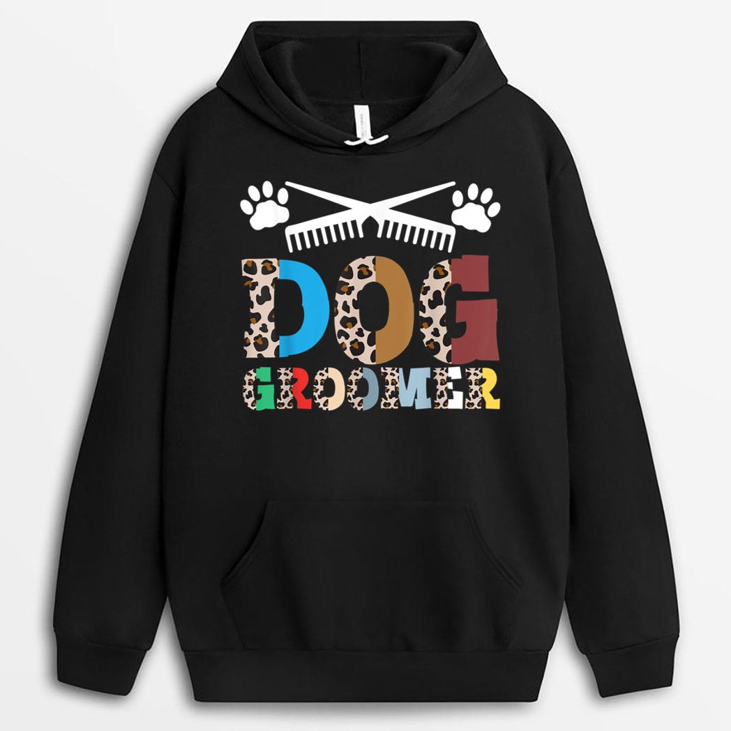 Dog Groomer Pet Grooming Fur Artist Animal Stylist T-Shirt