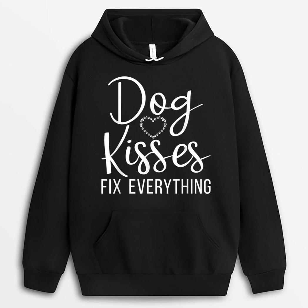 Dog Kisses fix everything Puppy Dog Lover T-Shirt