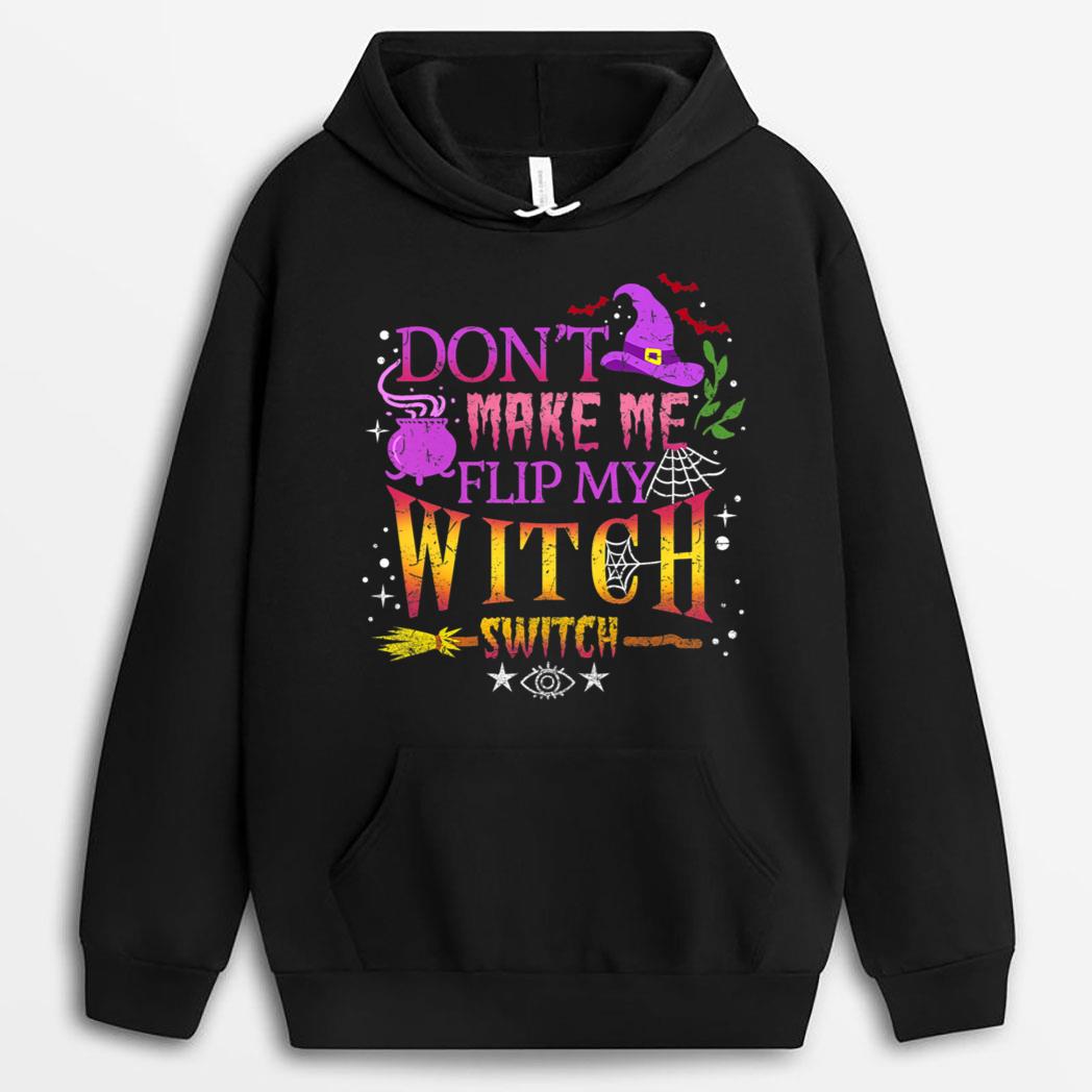 Don't Make Me Flip My Witch Switch Halloween Vintage T-Shirt
