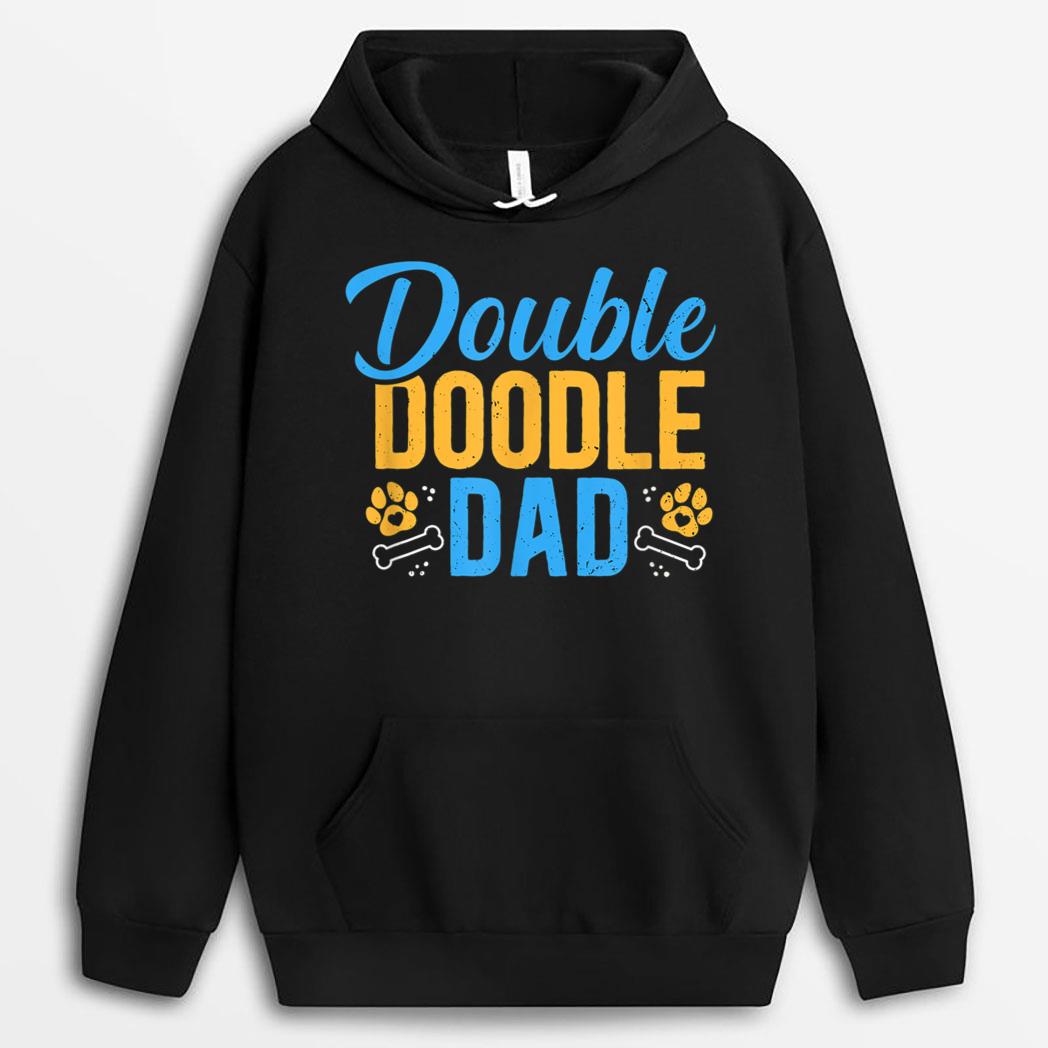 Double Doodle Dad Funny Dog Lovers T-Shirt