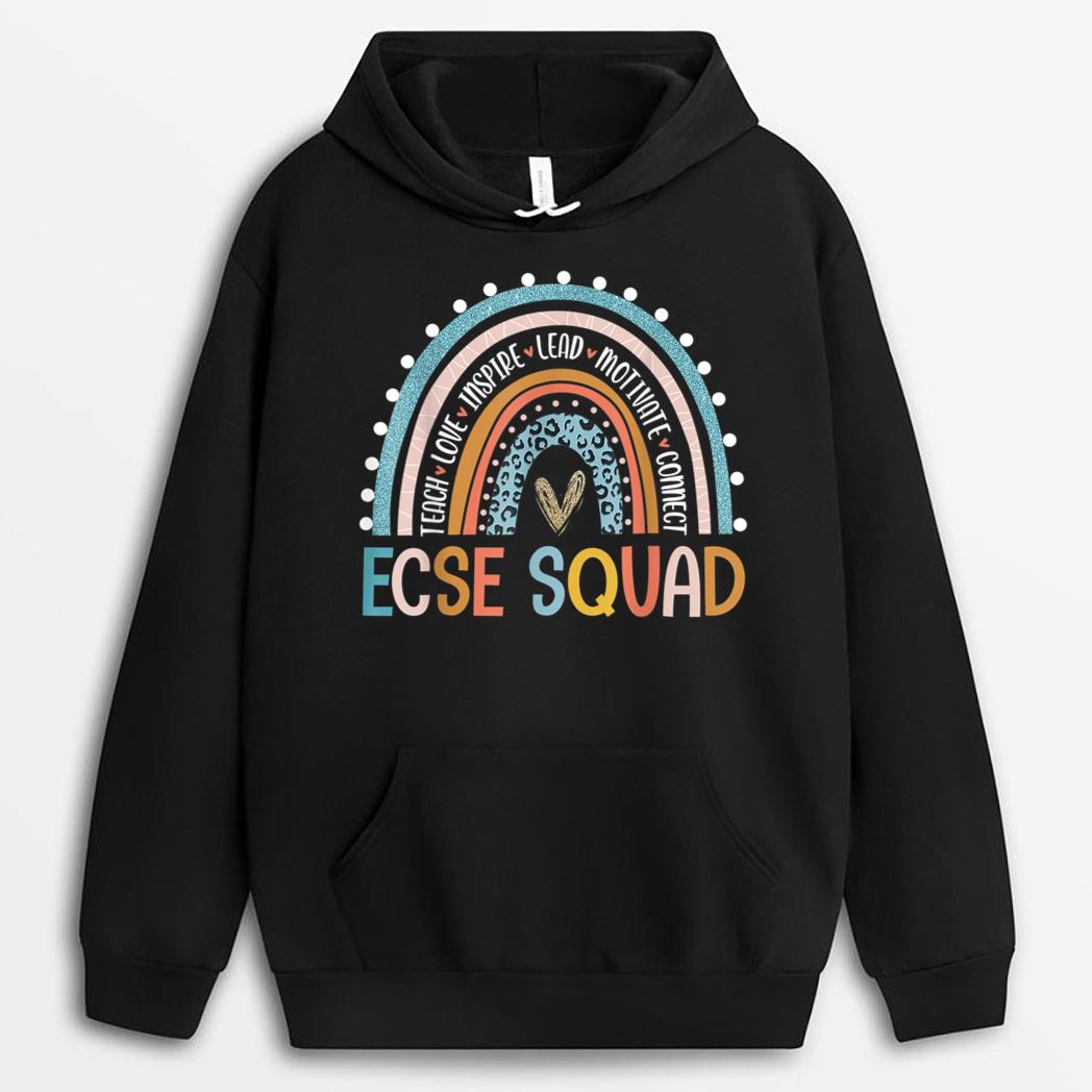 ECSE Squad Team Funny Back To School Teacher supplies T-Shirt