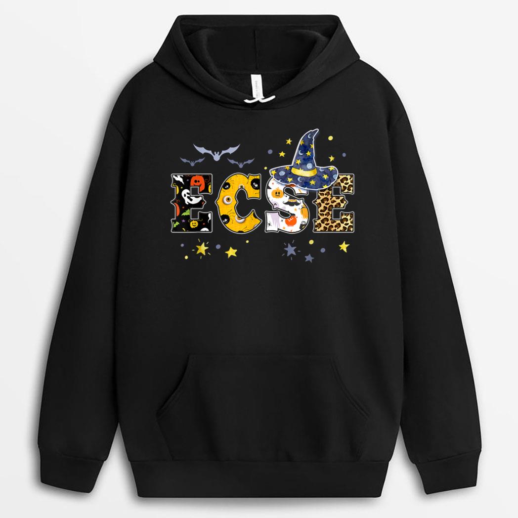 ECSE Witch Halloween Crew Early Childhood Teacher Matching T-Shirt