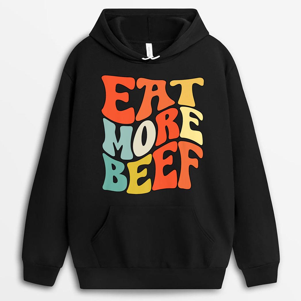 Eat More Beef Support Local Farmers Farming Farmer Market Premium T-Shirt