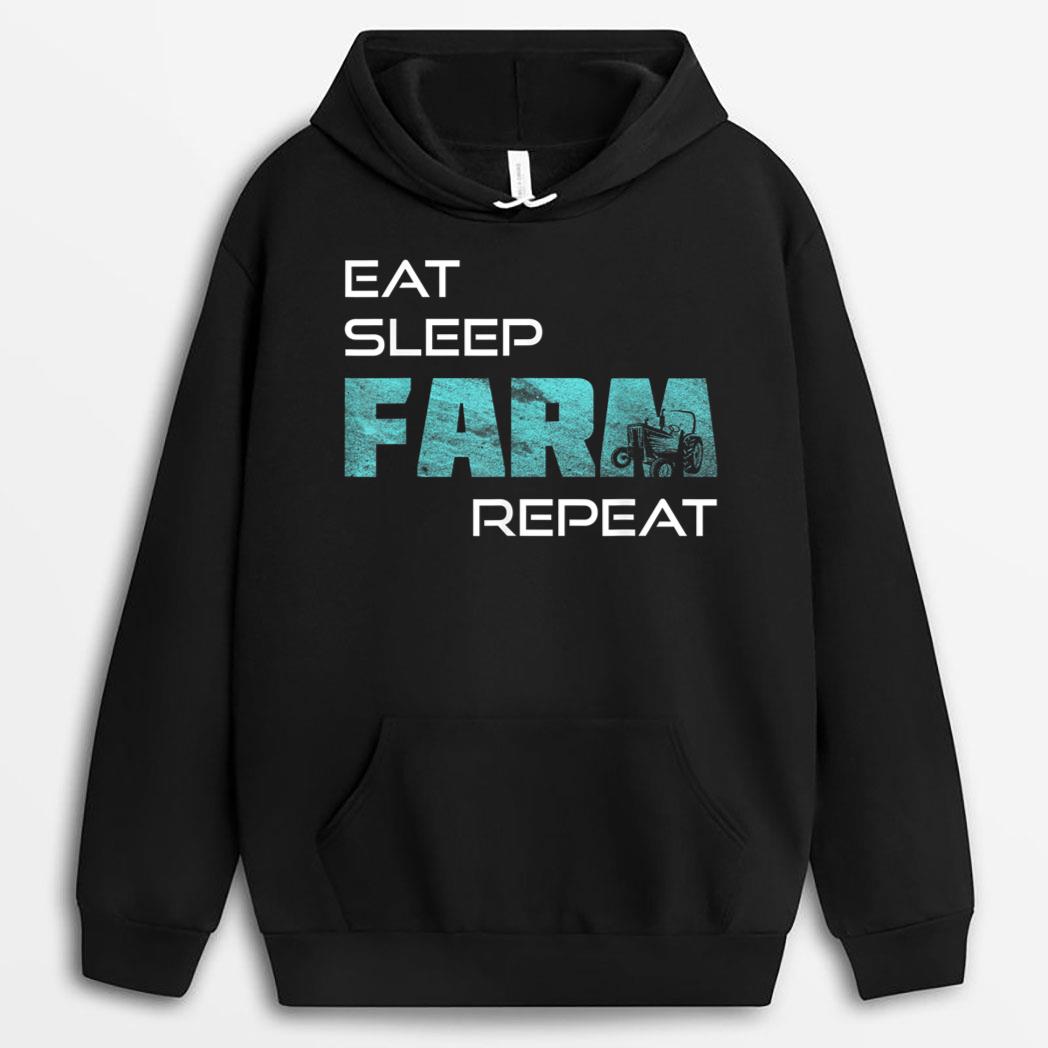 Eat Sleep Farm Repeat Gifts for Farmers And Tractors T-Shirt