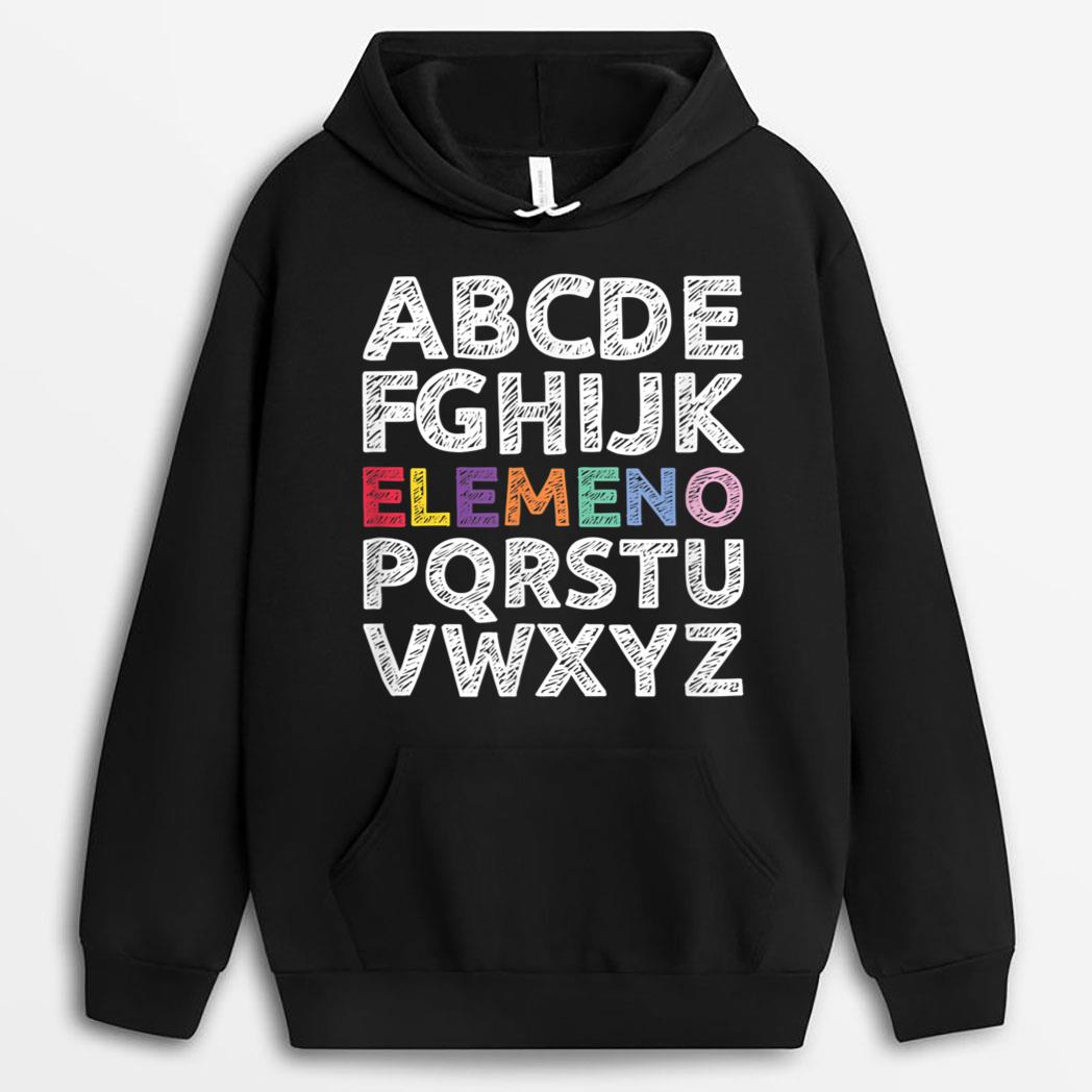 Elemeno Alphabet Kindergarten Teacher Back To School T-Shirt
