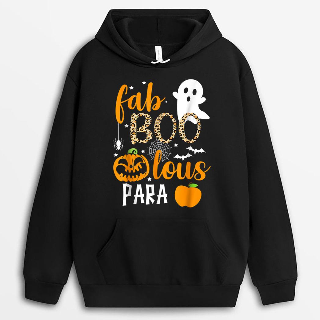 Fab Boo Lous Para Ghost Funny Halloween Costume Teaching T-Shirt