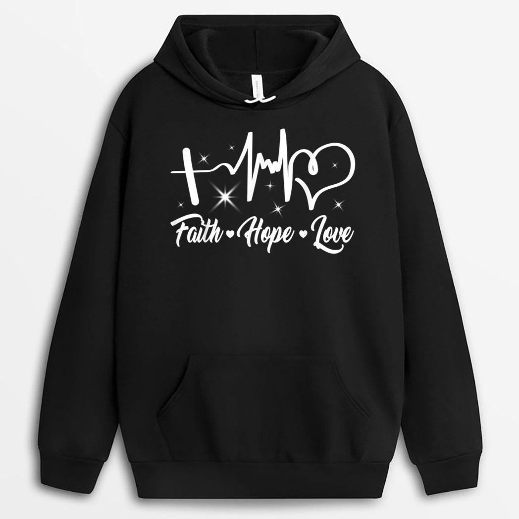 Faith Hope Love Jesus Lover T-Shirt