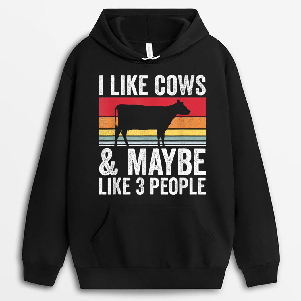 Farm I Like Cows And Maybe Like 3 People T-Shirt