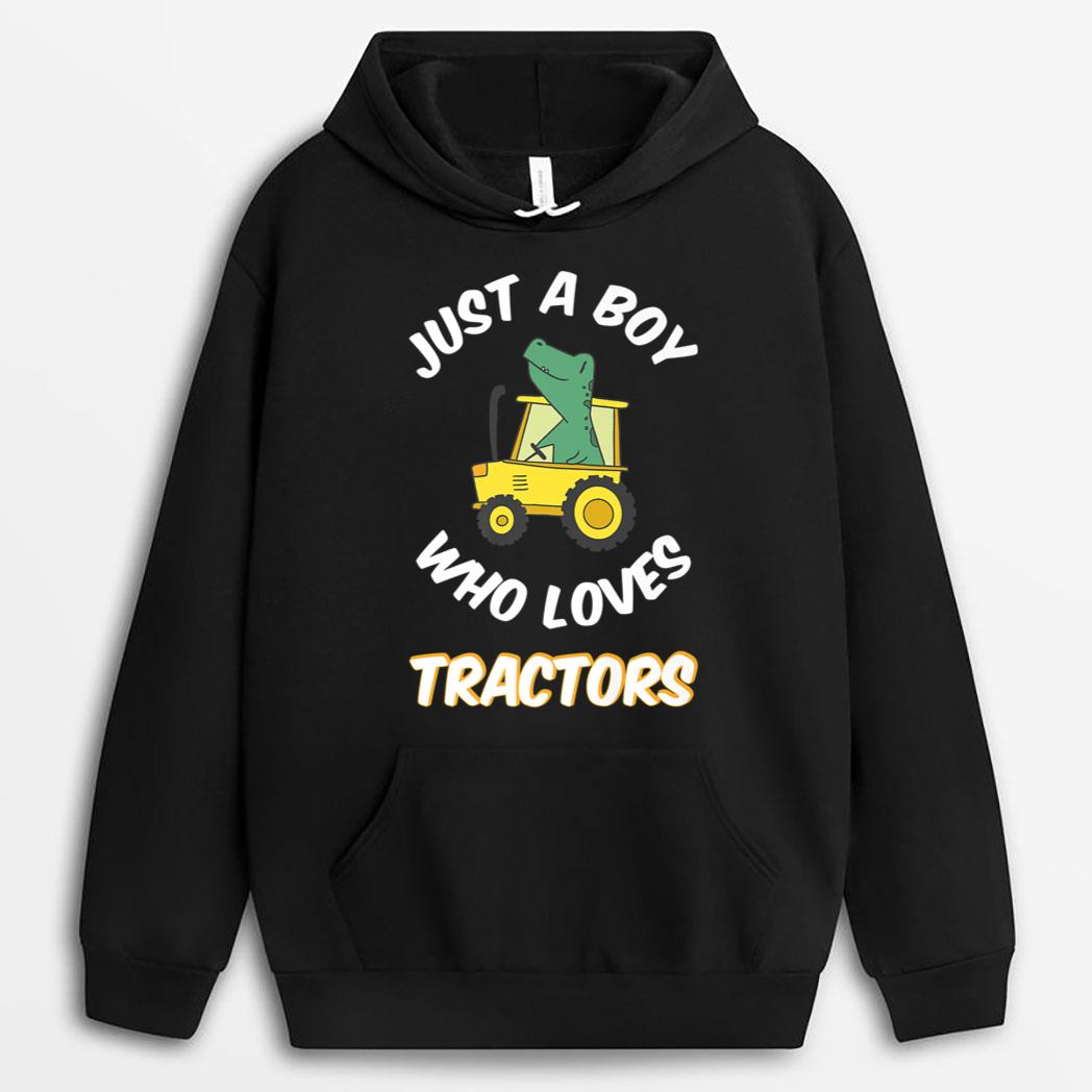 Farm Kid Future Farmer Just A Boy Who Loves Tractors Toddler T-Shirt