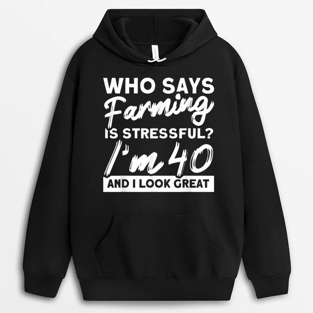 Farm Market 40th Birthday Local Farmers Farmer T-Shirt