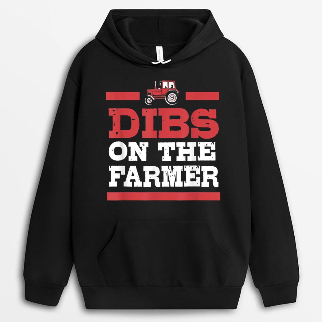 Farmers Wife Dibs On The Farmer For Women T-Shirt