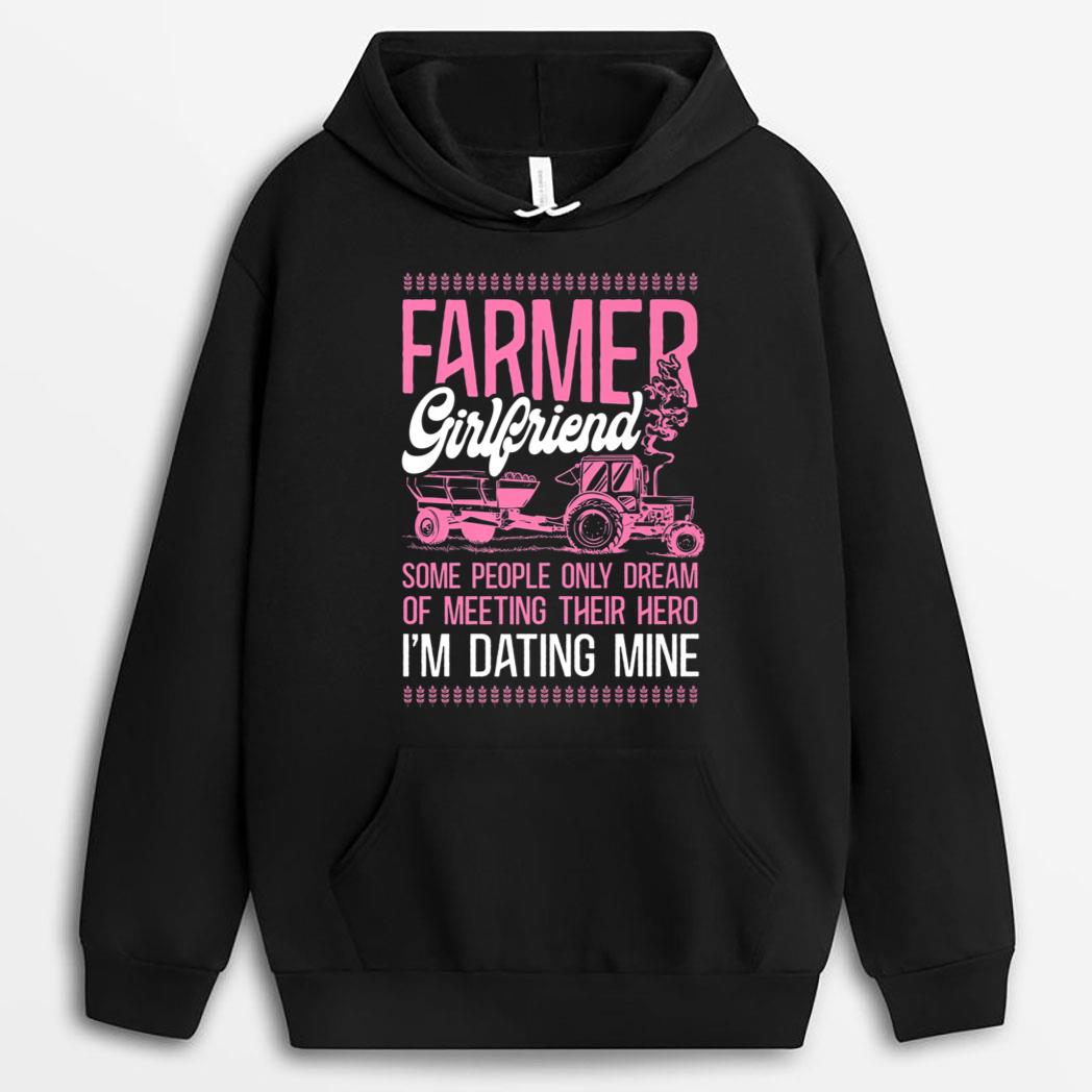 Farming Farmer Girl Tractor Farmer Girlfriend Some People Premium T-Shirt