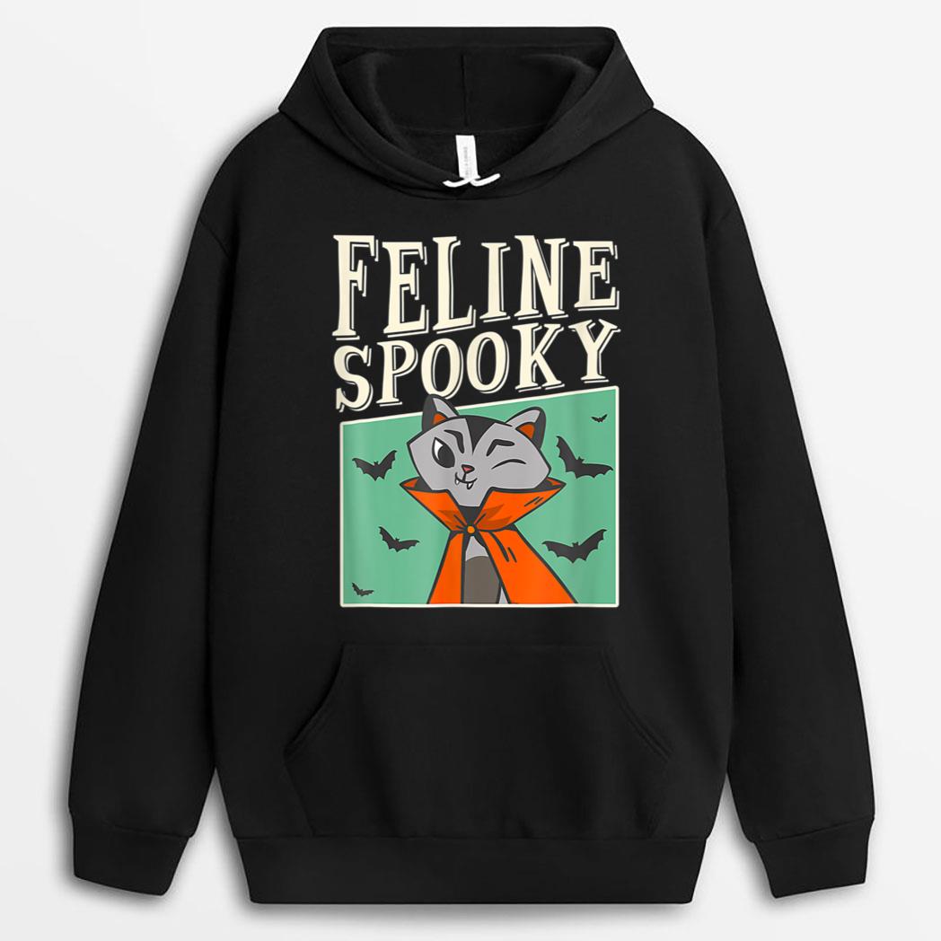 Feline Spooky Halloween Cat Owner Costume T-Shirt