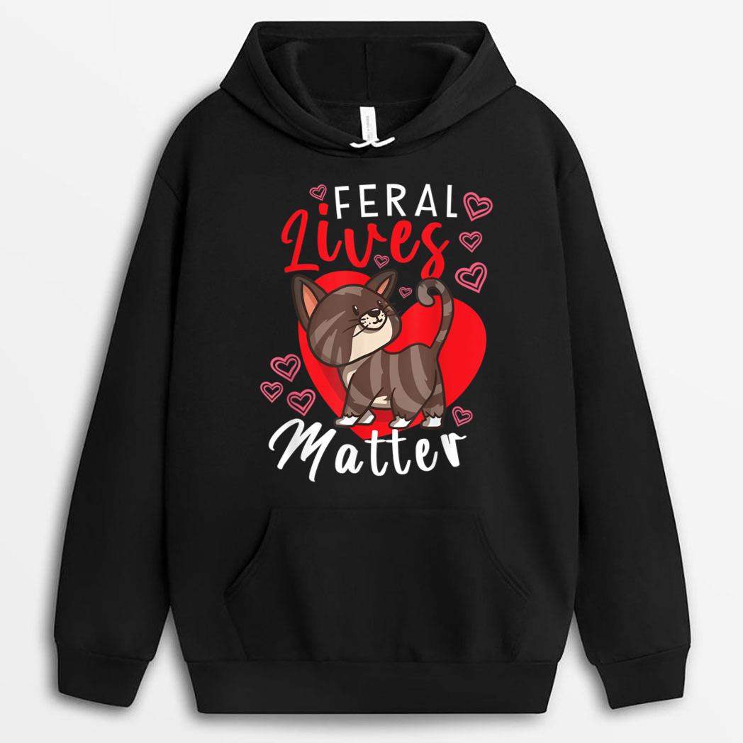 Feral Lives Matter Rescue Cat Adoption Cat Rescuer_1 T-Shirt