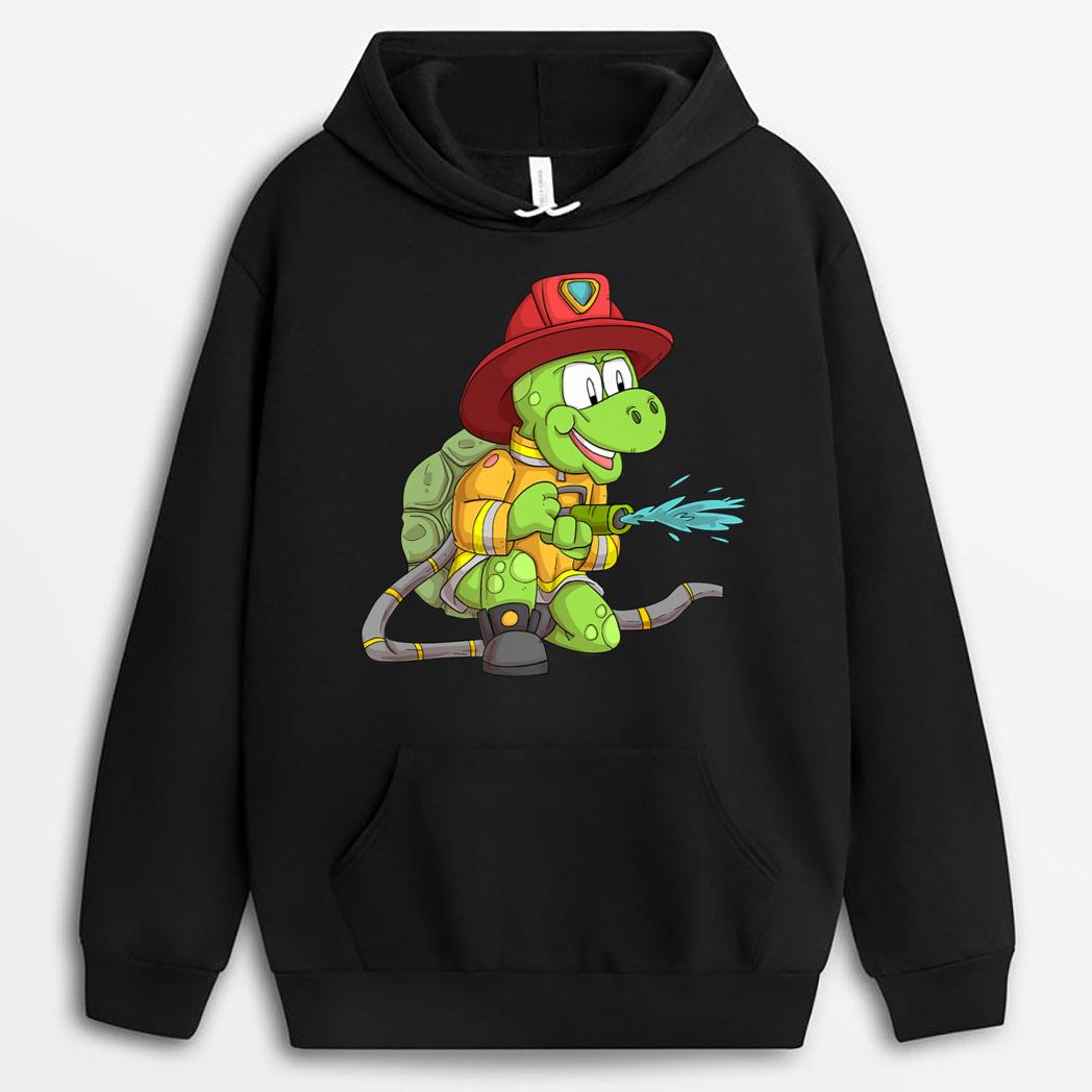 Fire Brigade Turtle Firefighter T-Shirt