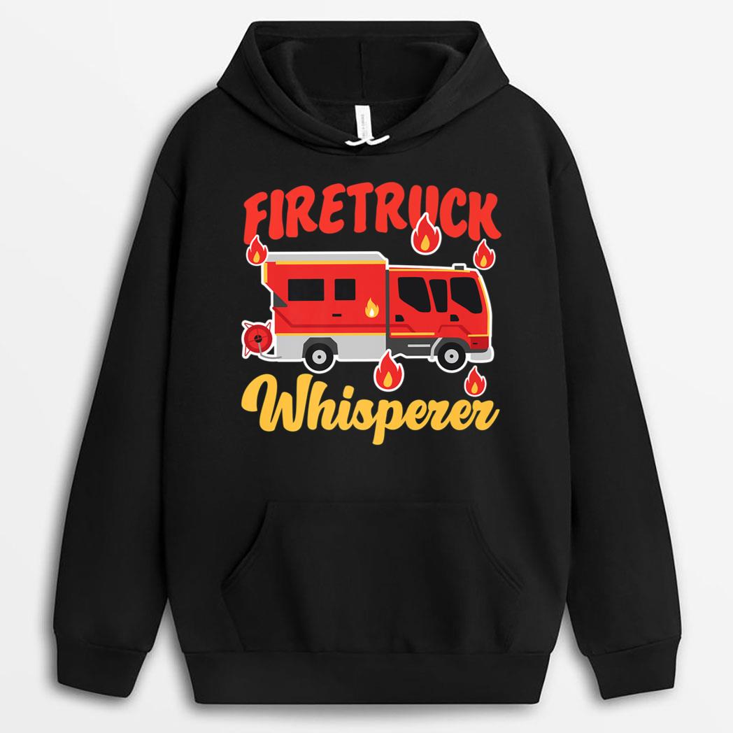 Fire Truck Whisperer For Firefighter Kids T-Shirt