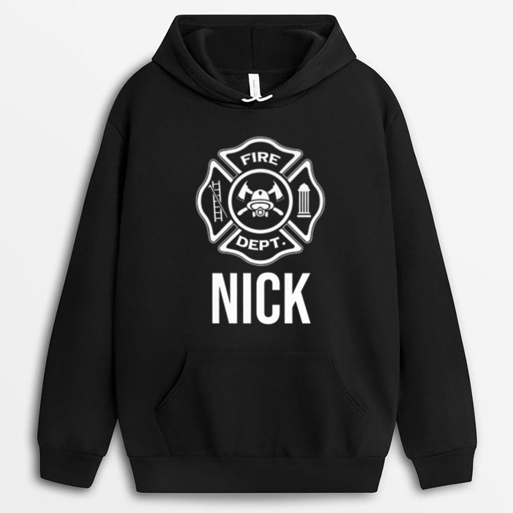 Fireman Nick Name Firefighter Logo Symbol T-Shirt