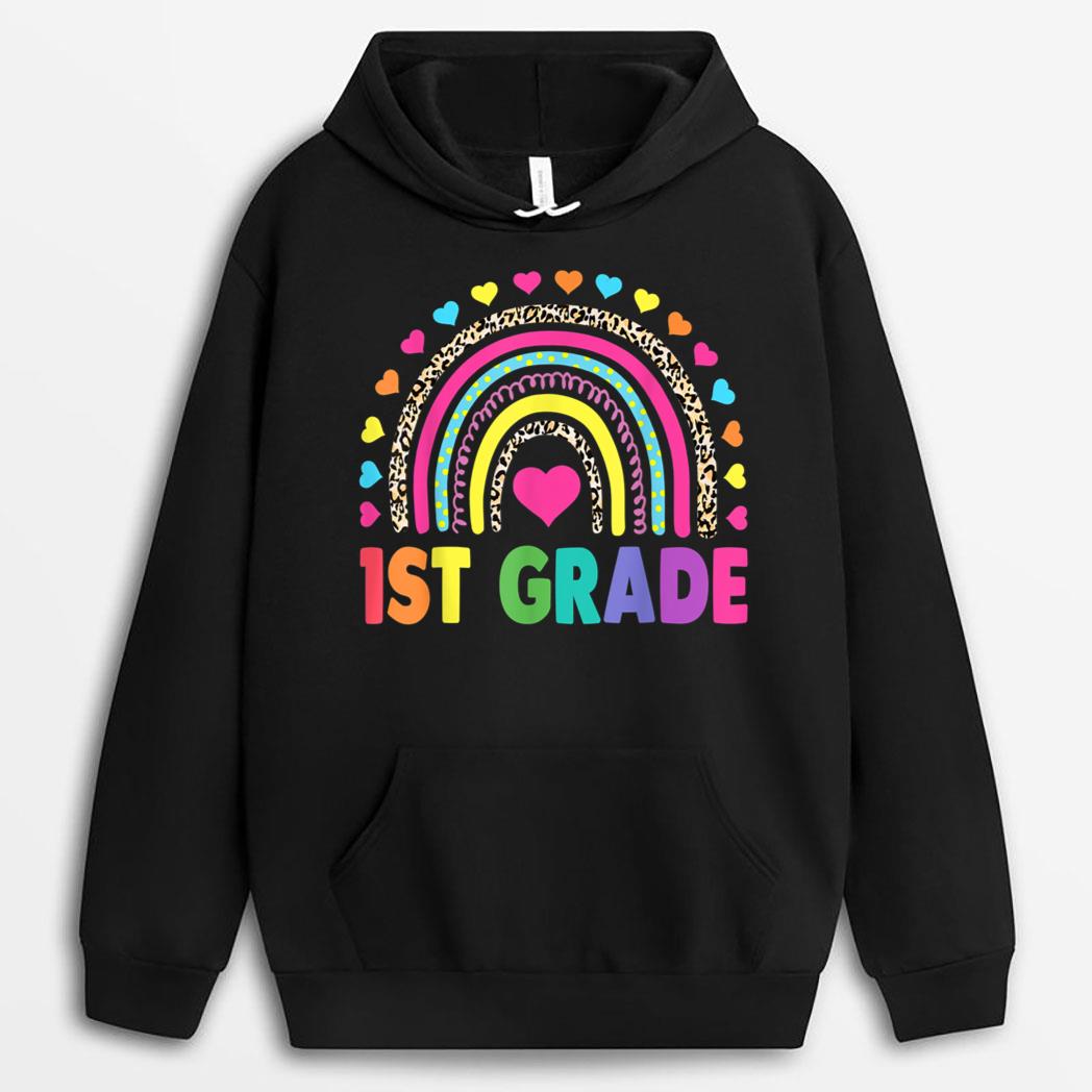 First Grade Rainbow Girls Boys Teacher Team 1st Grade Squad T-Shirt