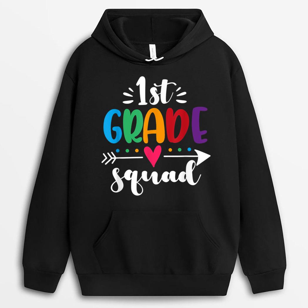 First Grade Rainbow Teacher Team 1st Grade Squad T-Shirt