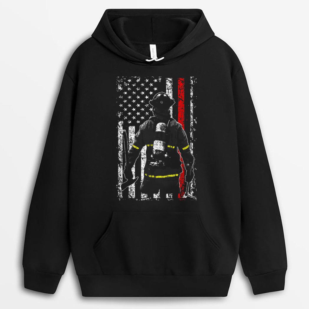 For The Hard Working Firefighter Fireman Firewoman Design T-Shirt