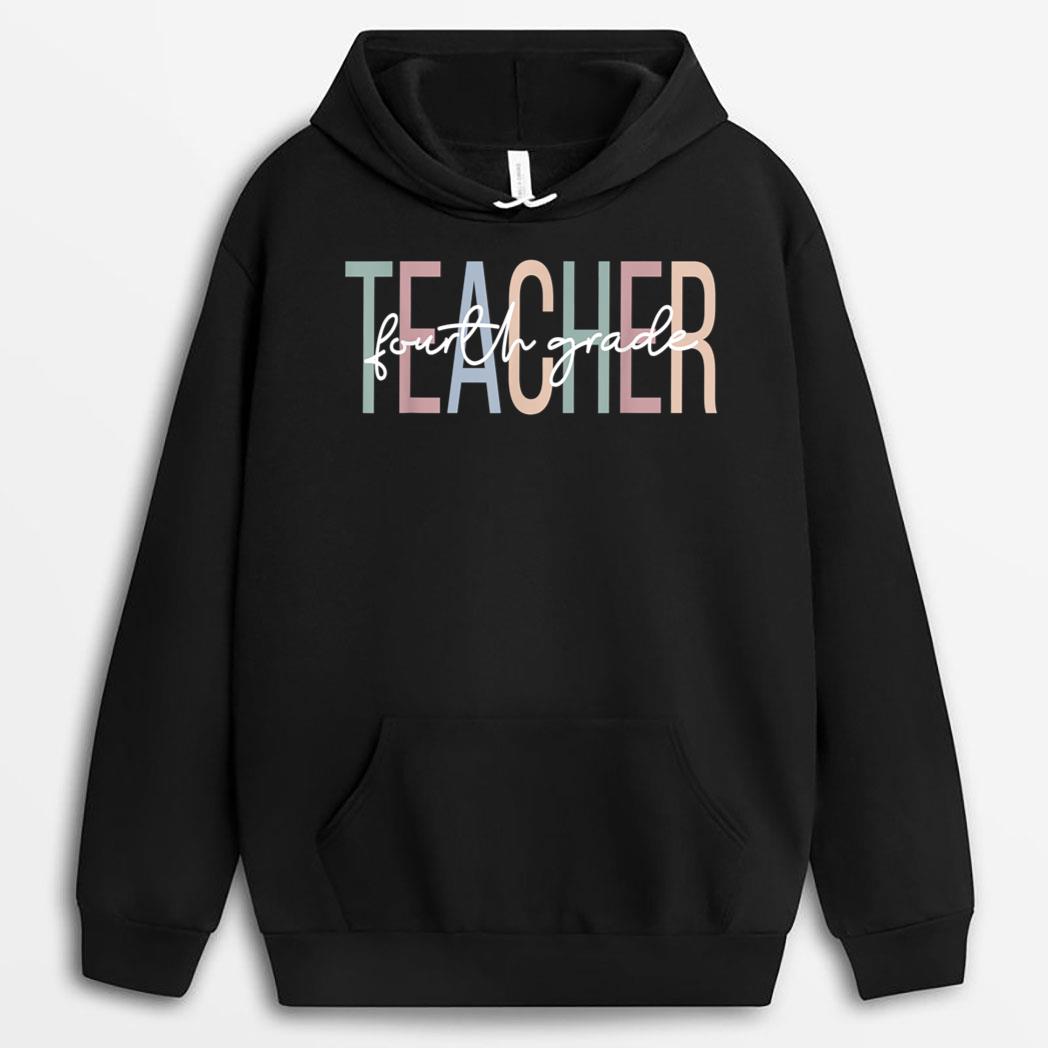 Fourth Grade Teacher Boho 4th Grade Teacher T-Shirt