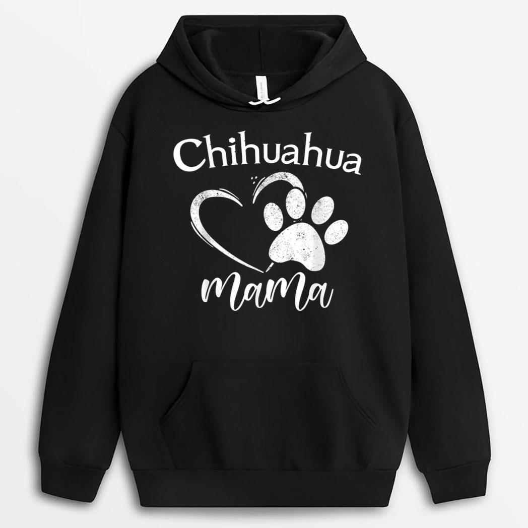 Fun Chihuahua Mama Pet Lover Apparel Dog Chi-chi Mom Present T-Shirt