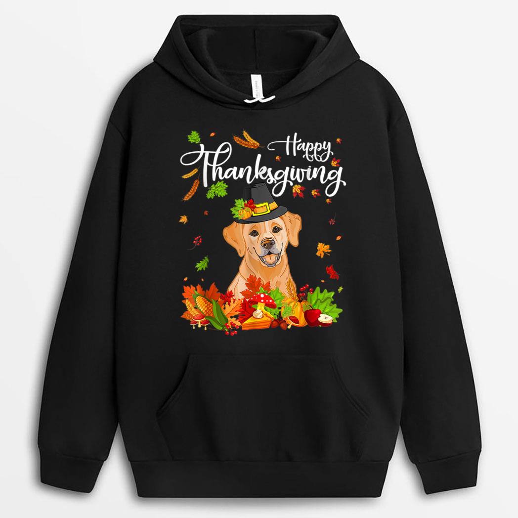 Fun Labrador Thanksgiving Autumn Dog Lover T-Shirt