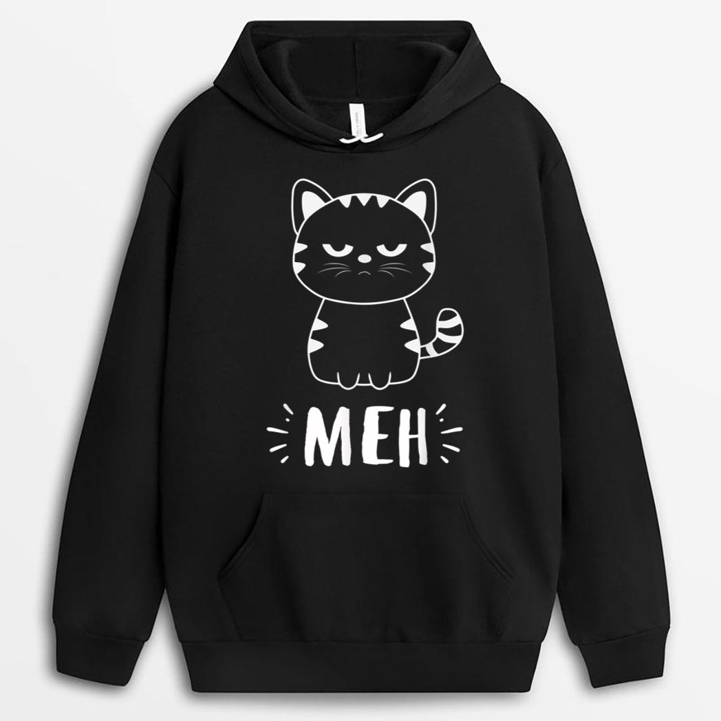 Funny Cat Gift for Cat Lovers Meh Cat T-Shirt