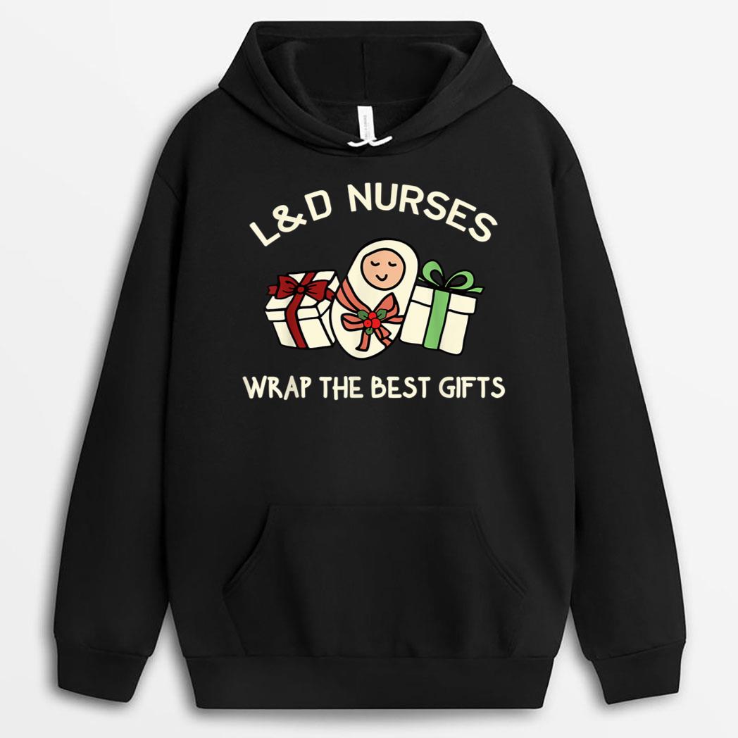 Funny Christmas Nurse Costume Women Labor And Delivery Nurse T-Shirt