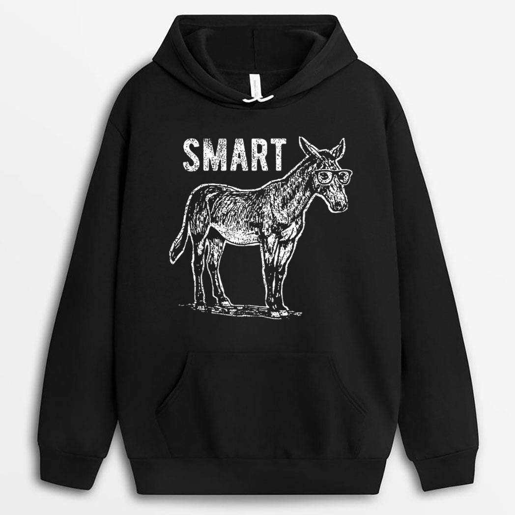Funny Cute Donkey 'Smart Ass' Nice Ass Donkey T-Shirt