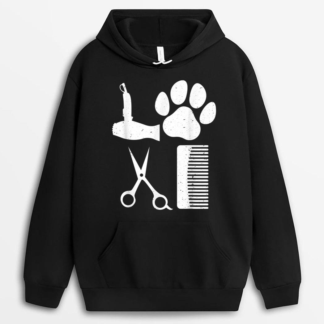 Funny Dog Groomer Design Pet Grooming Lovers T-Shirt