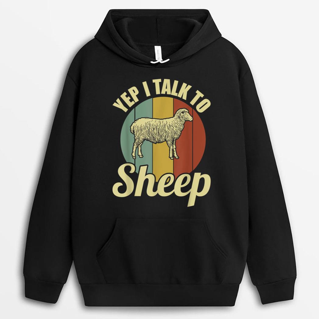 Funny Farmer Lamb Yep I Talk To Sheep T-Shirt