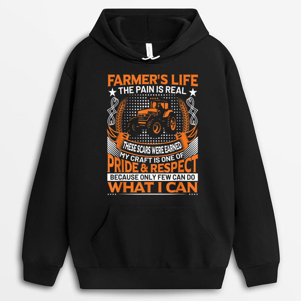 Funny Farmeru2019s Life Tractors Planting Crops Men Women T-Shirt