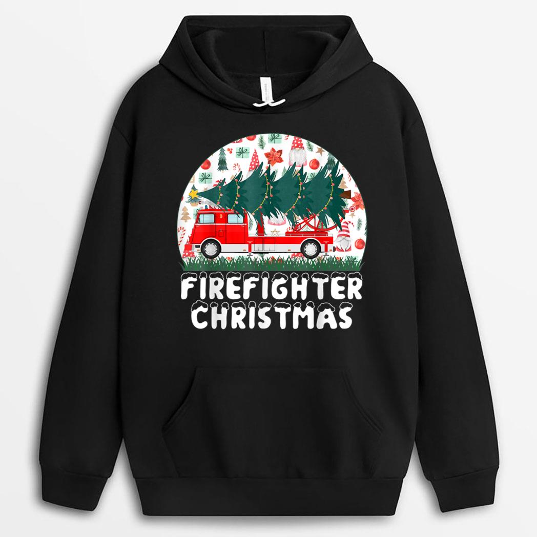 Funny Firefighter Christmas Frefighting T-Shirt