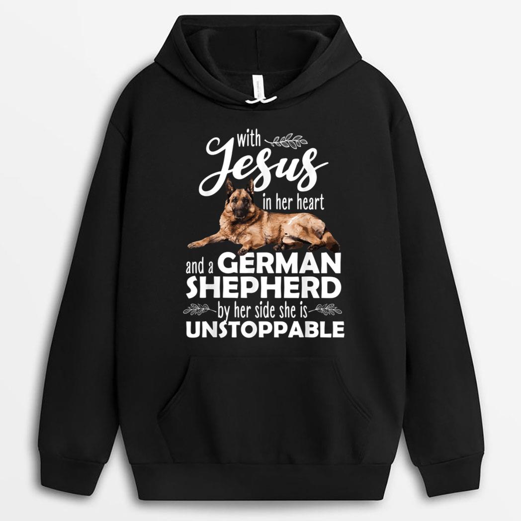 Funny German Shepherd Art For Women Girls Kids Dog Lover T-Shirt