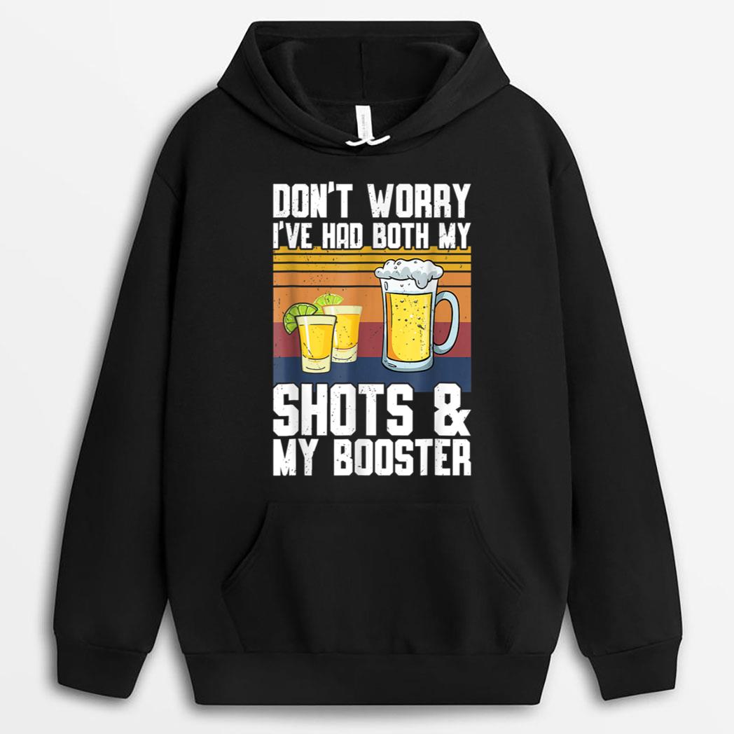 Funny Had My 2 Shots Don't Worry Had Both My Shots Tequila T-Shirt