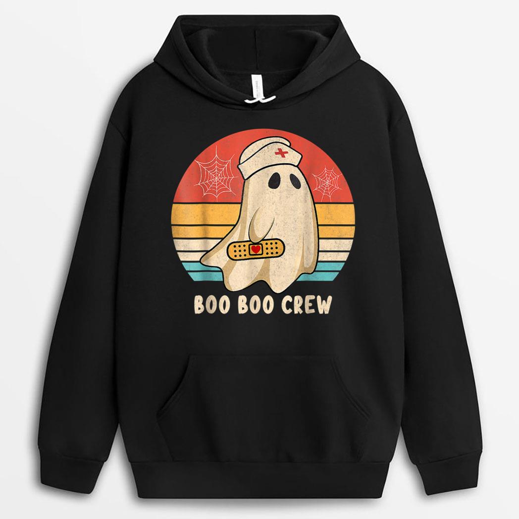 Funny Halloween 2022 Nursing CNA RN LPN Boo Boo Crew Nurse T-Shirt