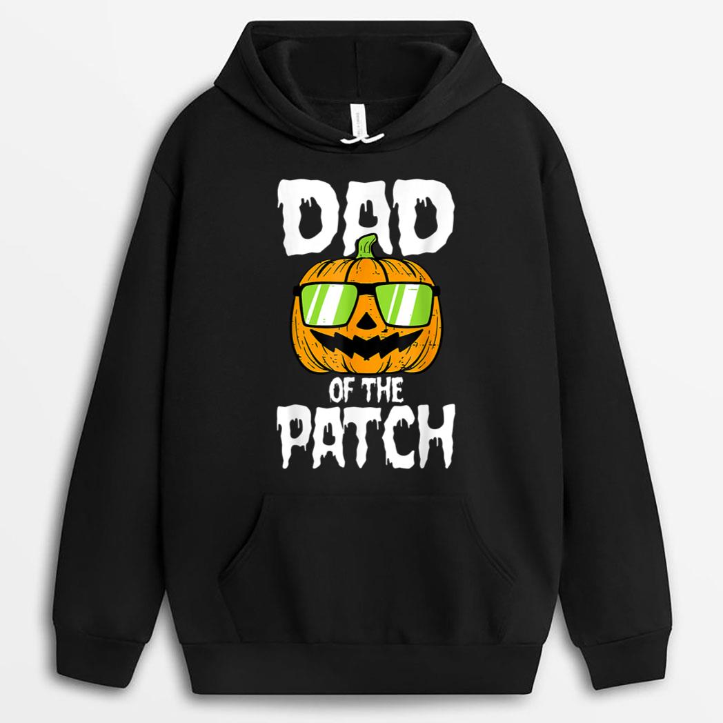 Funny Halloween Family Matching Pumpkin Dad Of The Patch T-Shirt
