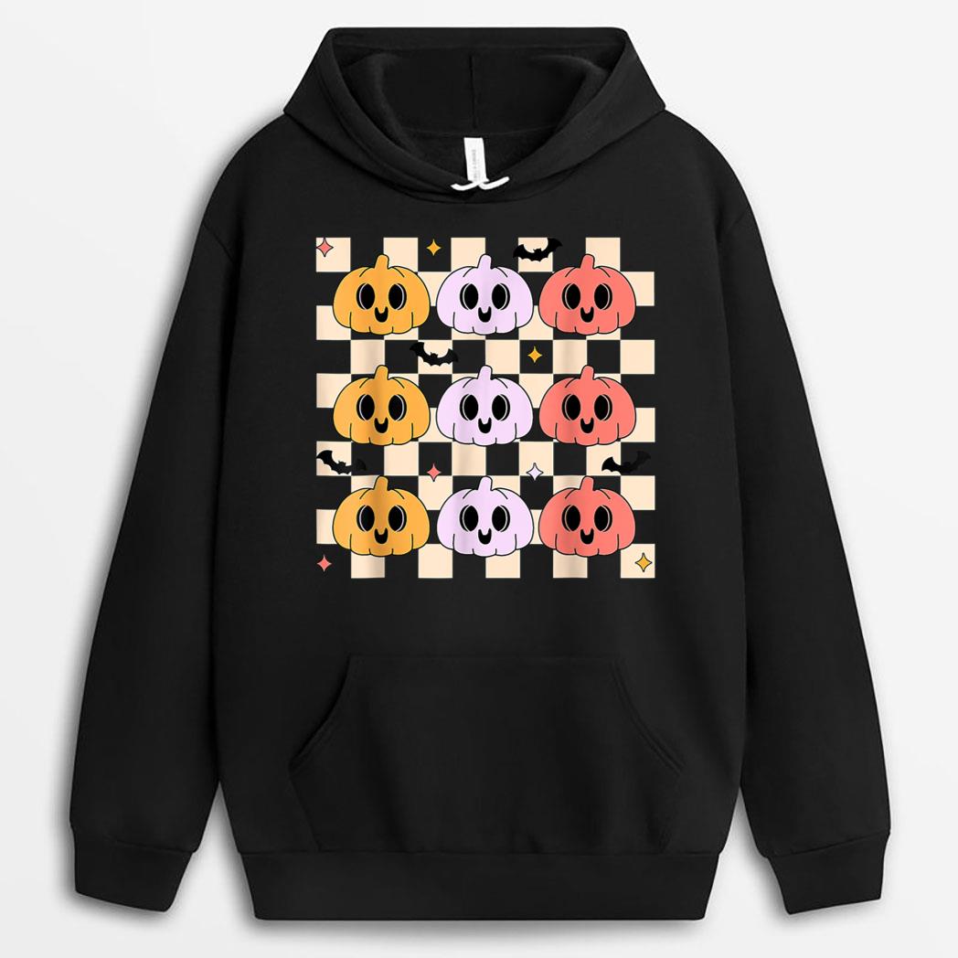 Funny Halloween Pumpkin Halloween Retro T-Shirt