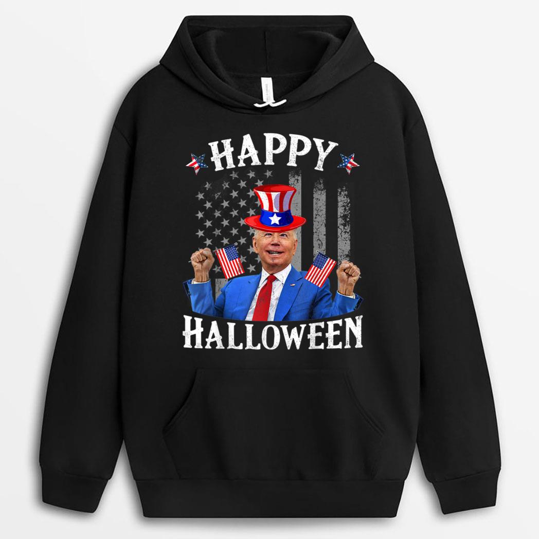 Funny Joe Biden Happy Halloween Confused 4th of July 2022 T-Shirt