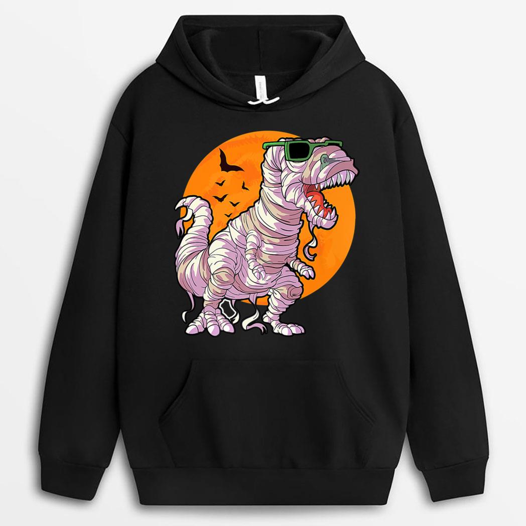 Funny Mummy Dinosaur Halloween Shirt Dino Lover T-Shirt