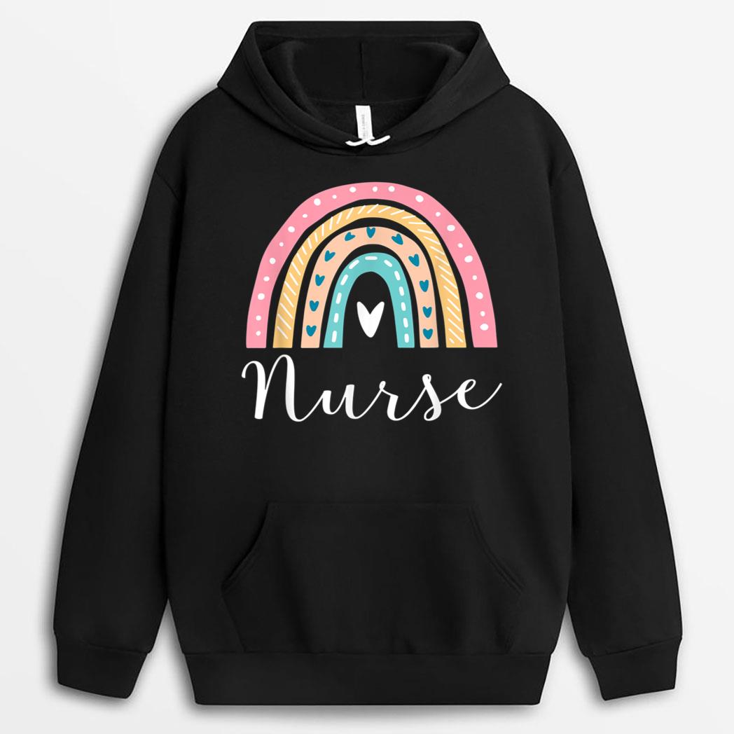 Funny Nurse Rainbow Gifts Nursing T-Shirt