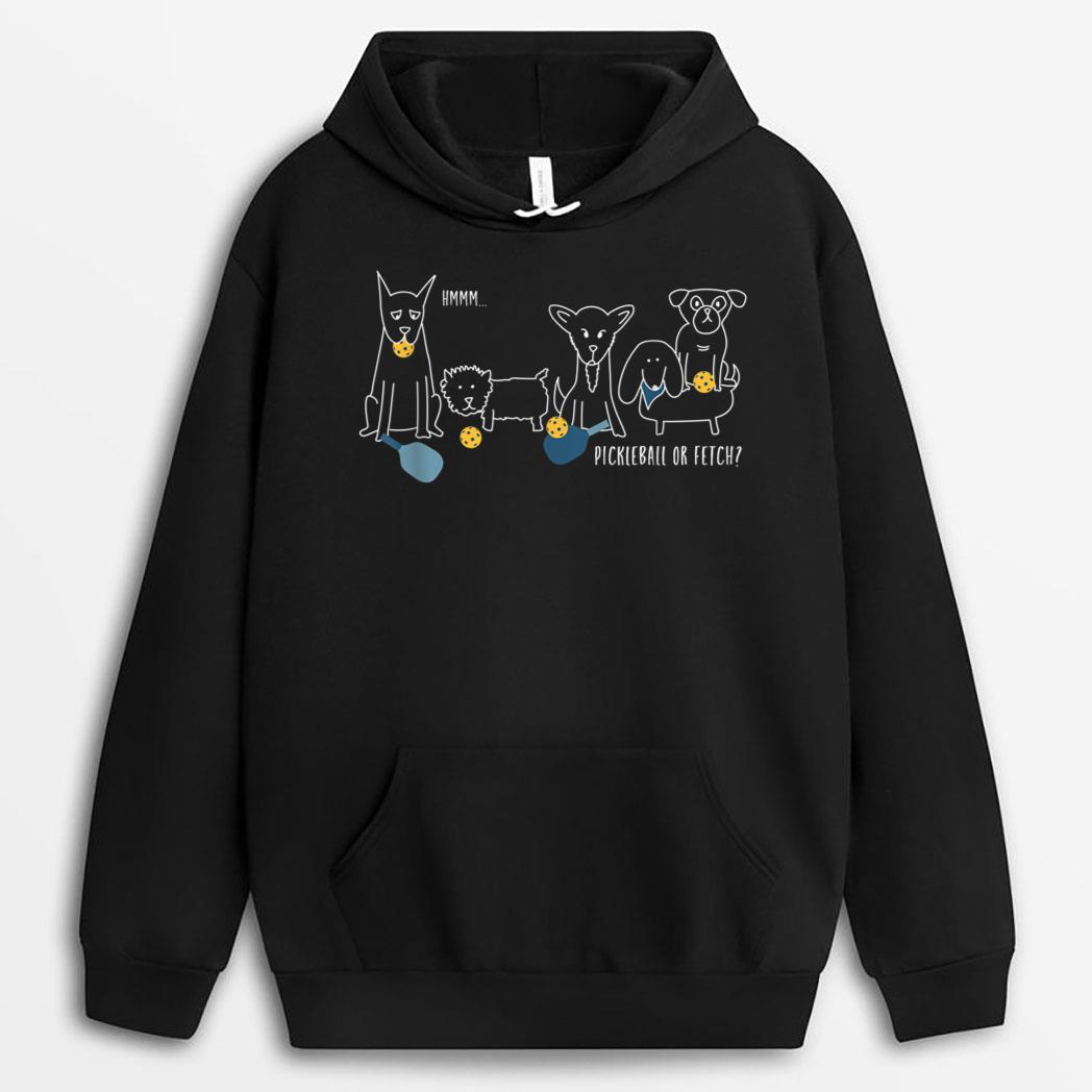 Funny Pickleball Dogs, Pickleball Player Loves Dogs T-Shirt