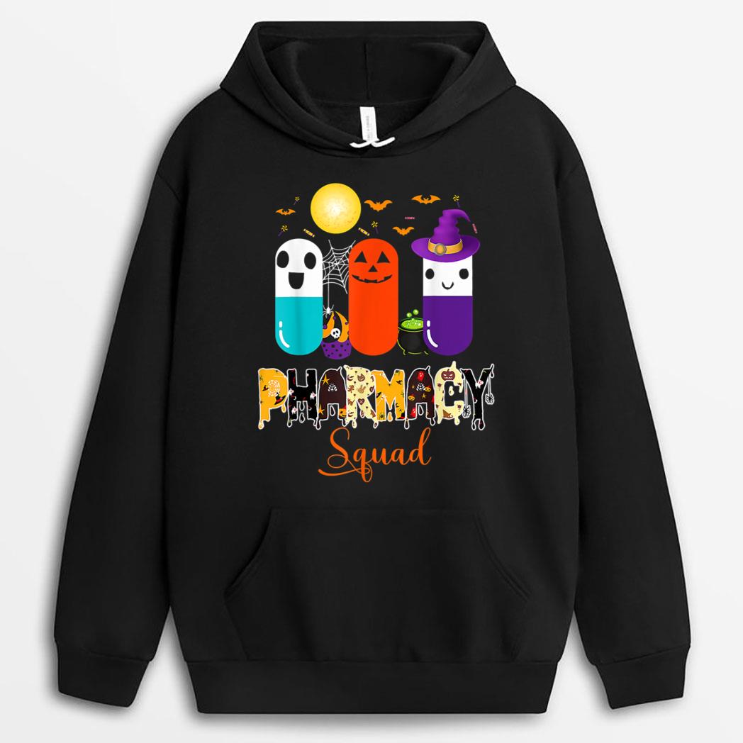 Funny Pills Pharmacist Pharmacy Squad Halloween Costume Ver 2 T-Shirt