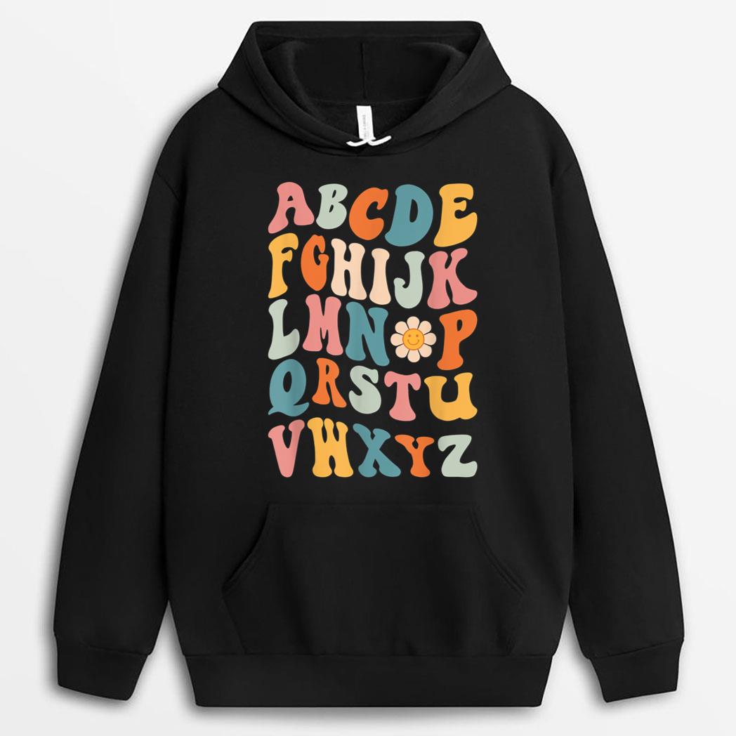Funny Pre K Kindergarten Hi Alphabet Back To School Teachers T-Shirt